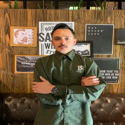 David Rojas, barbero de Barba Roja